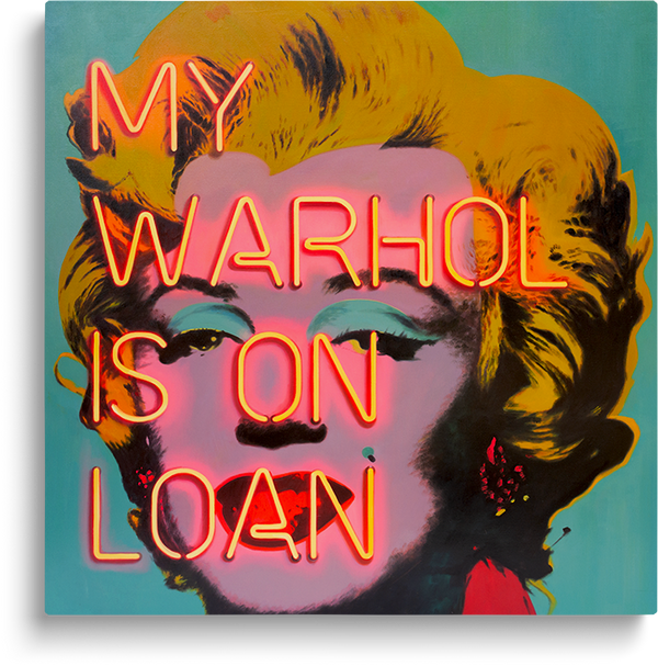 My Warhol Is On Loan, Aqua - Limited Edition Prints