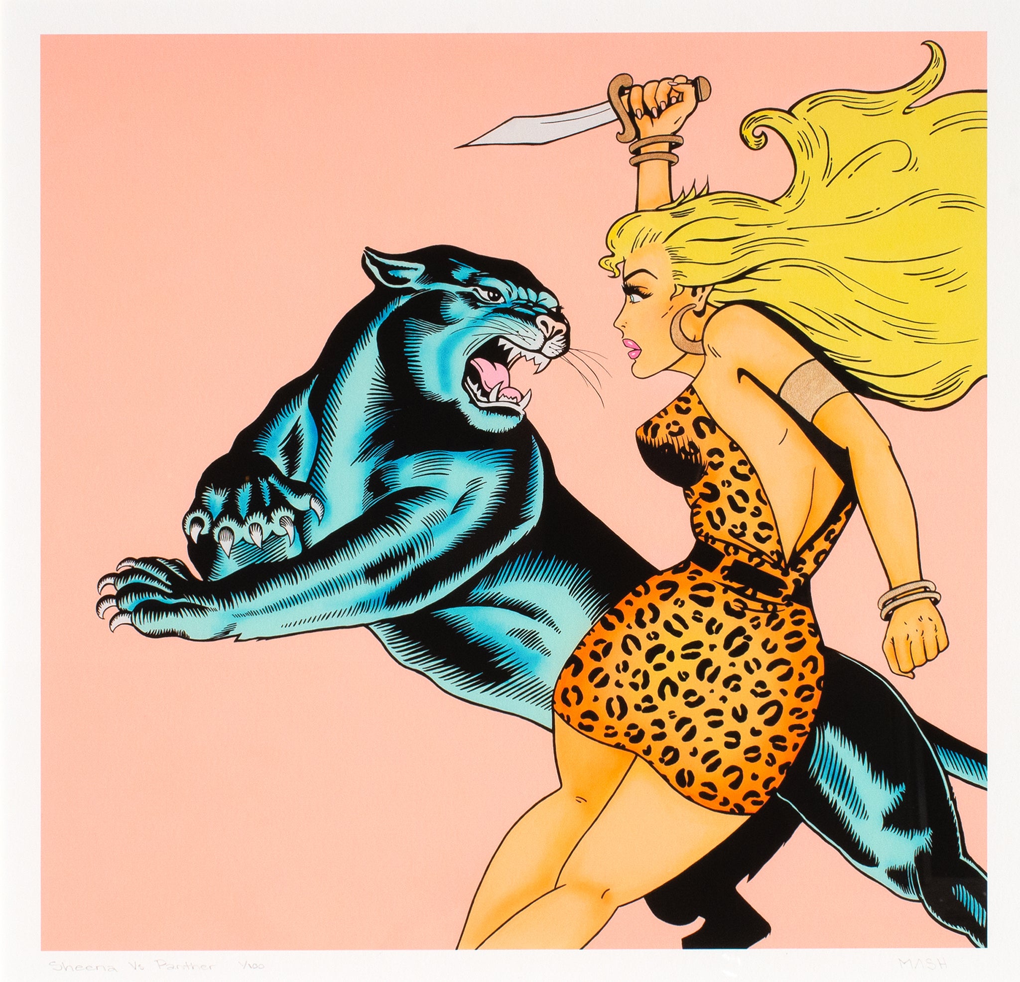 Sheena Vs. Panther - Limited Edition Prints
