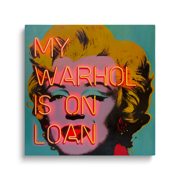 My Warhol Is On Loan, Aqua - Limited Edition Prints