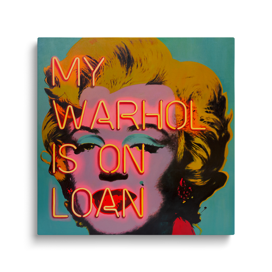 My Warhol Is On Loan, Aqua - Limited Edition Prints