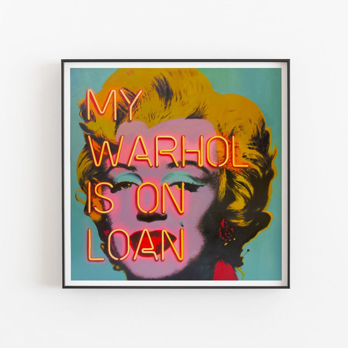 My Warhol Is On Loan, Aqua - Limited Edition Prints