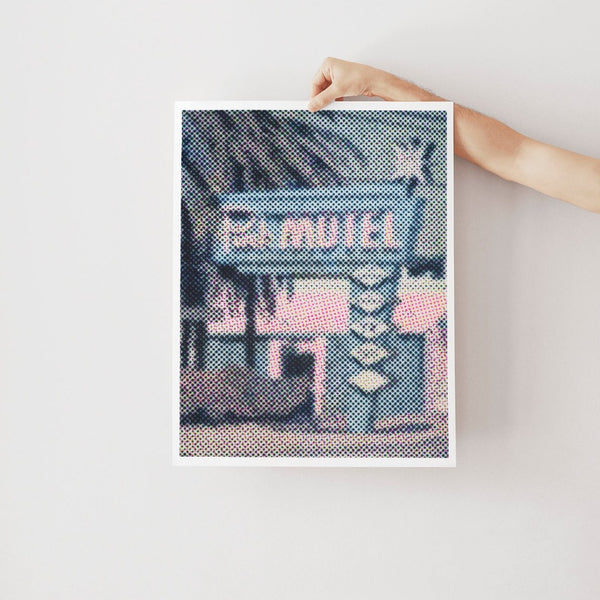 Pink Motel CMYK - Limited Edition Prints