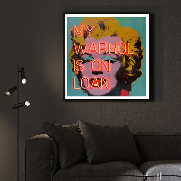 My Warhol Is On Loan, Aqua - Limited Edition Prints